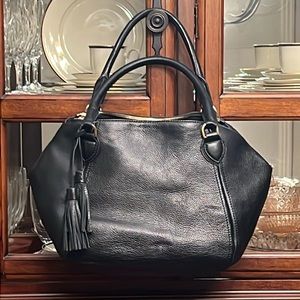 J Crew genuine leather satchel